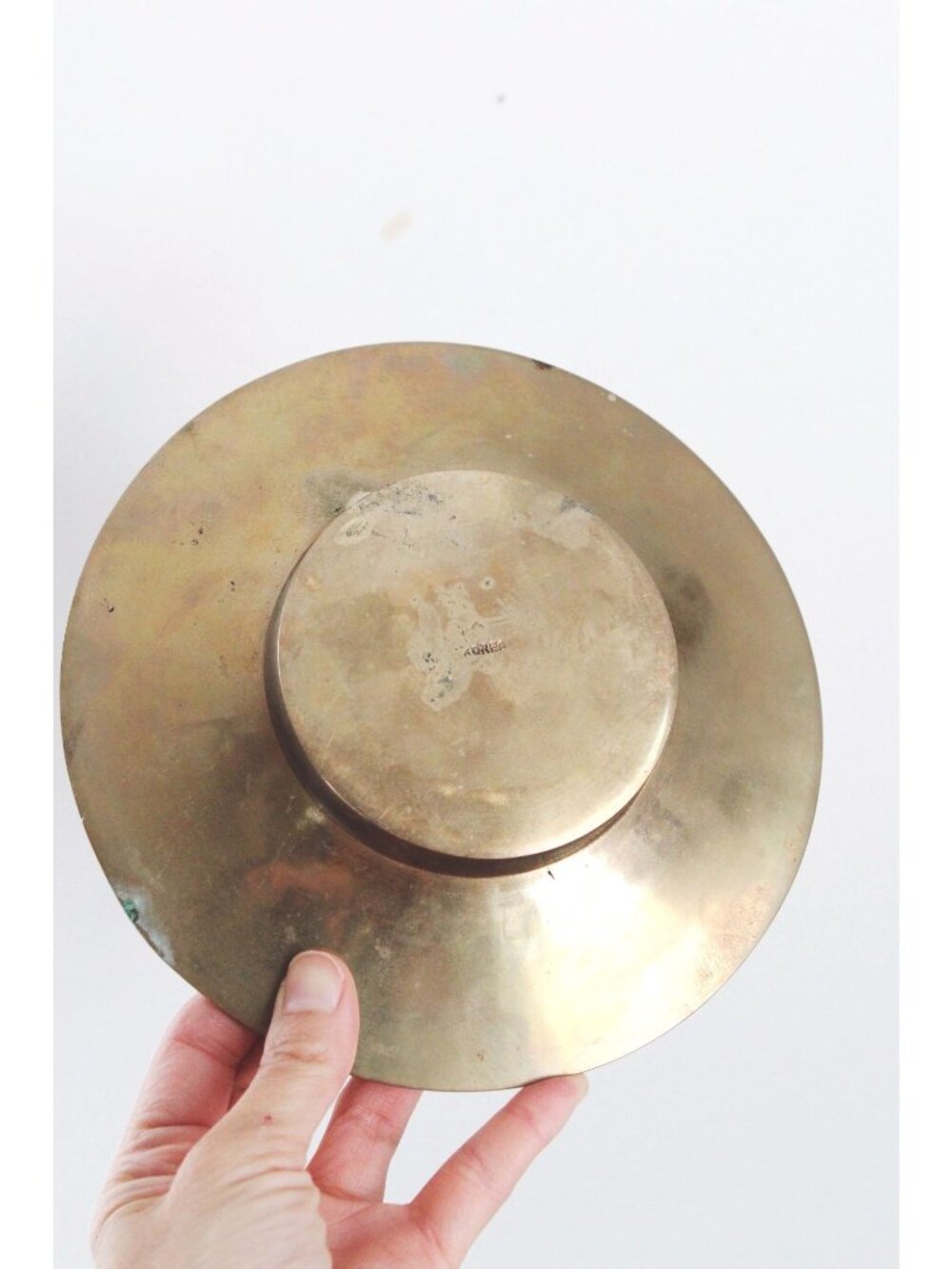 Vintage Zodiac Solid Brass Trinket Dish Tray Ashtray - Made In Korea - Picture 4 of 4